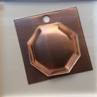 Hexagons large- copper